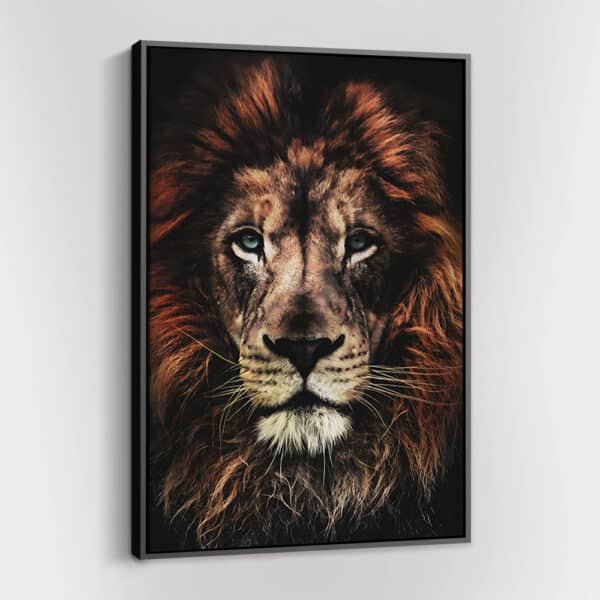 leeuw op canvas schilderij