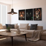 three-big-cats-canvas-room