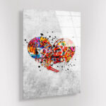 Graffiti Heart - Glas