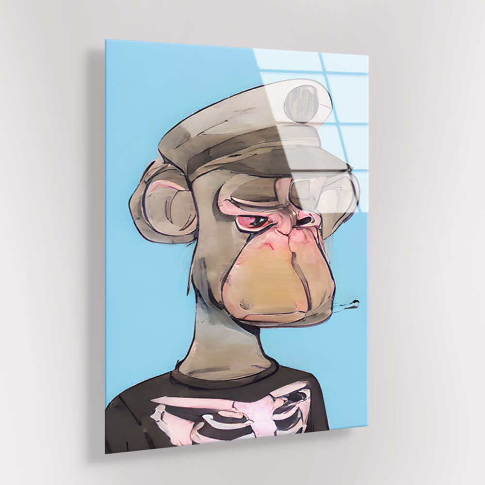 Confused Bored Ape - Glas