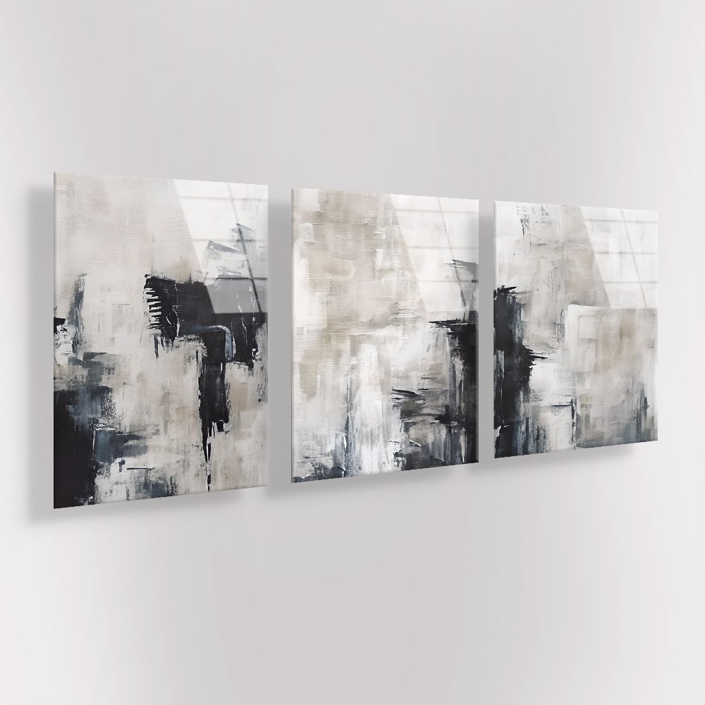 Gray Abstract - Glas